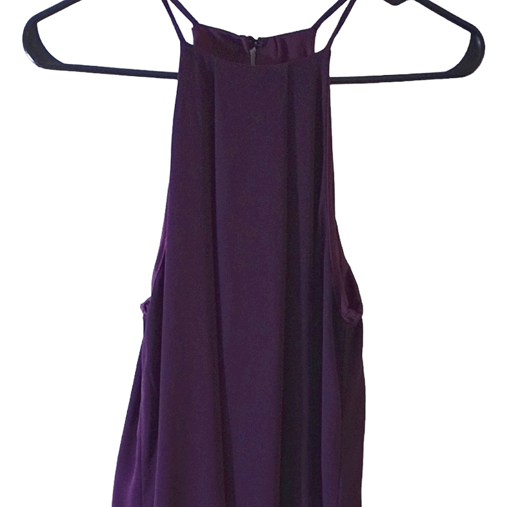 Charlotte Russe Purple Dress with straps, Size M